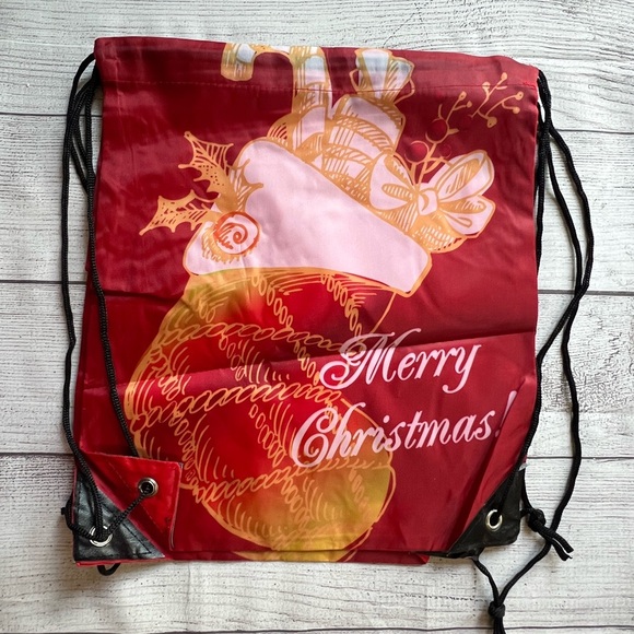 NWOT Lot 16 Christmas Drawstring Bags 13.5x12 – 8 Designs, 2 Each - Picture 7 of 9